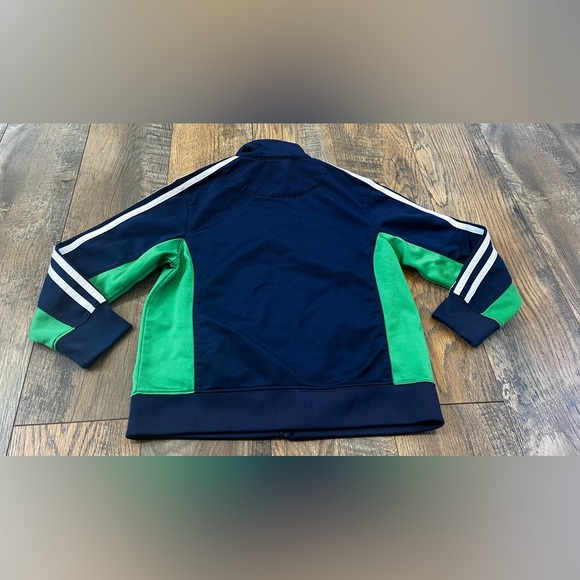 Adidas Boys Zip Up Track Jacket, Size 7, Blue Green - Picture 6 of 6